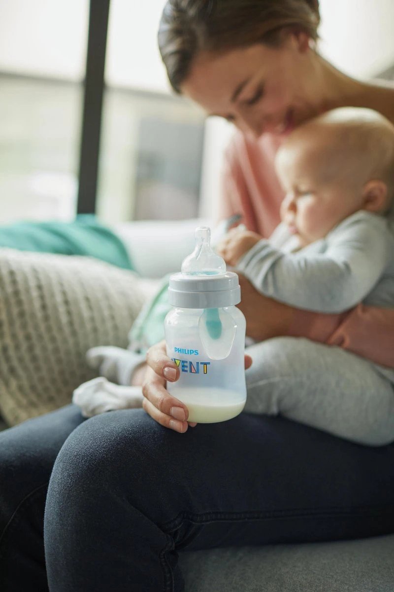 Philips Avent SCF810/14 Anti-Colic Babyfles (125ml) - Met AirFree Ventiel - 1 Stuk 4 Philips Avent SCF810/14 Anti-Colic Babyfles (125ml) - Met AirFree Ventiel - 1 Stuk - Afbeelding 4