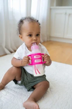 Dr. Brown's Siliconen Handvat Voor Standaardfles - Roze 6 Dr. Brown's Siliconen Handvat Voor Standaardfles - Roze -Babyproducten Winkel 800x1200 265