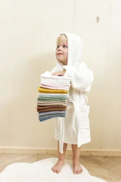 Meyco Badcape Basic Badstof - Forest Green - 75x75cm -Babyproducten Winkel 801x1200 18