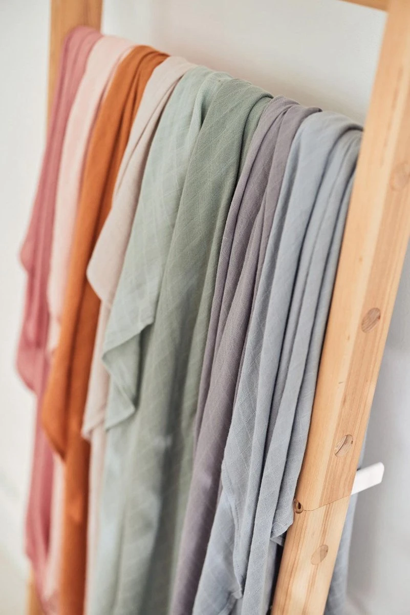 Jollein Hydrofiele Doek Small 70x70cm Bamboe Katoen - Storm Grey - 4 Stuks 10 Jollein Hydrofiele Doek Small 70x70cm Bamboe Katoen - Storm Grey - 4 Stuks - Afbeelding 10