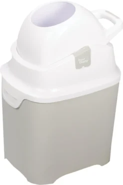 DiaperChamp ONE - Soft Silver - Standaard Luieremmer -Babyproducten Winkel 804x1200 1