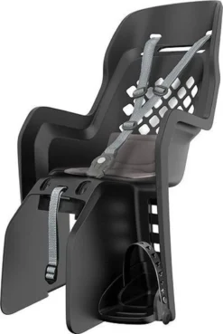 Polisport Joy Maxi CFS Fietsstoeltje Achter - Zwart/Grijs