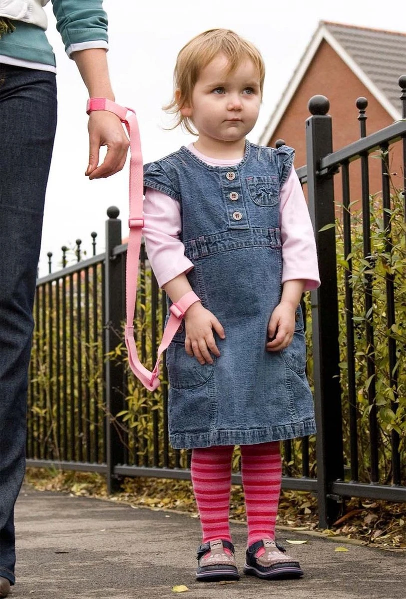 Polstuigje Kind - Wandelkoord - Looplijn Kinderen - Clippasafe Roze 2 Polstuigje Kind - Wandelkoord - Looplijn Kinderen - Clippasafe Roze - Afbeelding 2