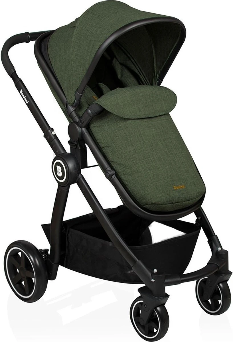 Baninni Kinderwagen Otto 3 In 1 Olive Green 12 Baninni Kinderwagen Otto 3 In 1 Olive Green - Afbeelding 12
