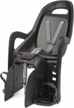 Polisport Groovy CFS Fietsstoeltje Achter - Zwart/Grijs