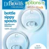 Dr. Brown's Options+ Anti-colic Sippy Spout - Voor Brede Halsfles - 2 Stuks
