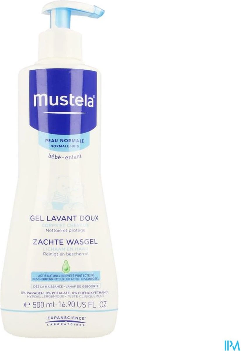 Mustela Baby Zachte Wasgel - 500 Ml 3 Mustela Baby Zachte Wasgel - 500 Ml - Afbeelding 3