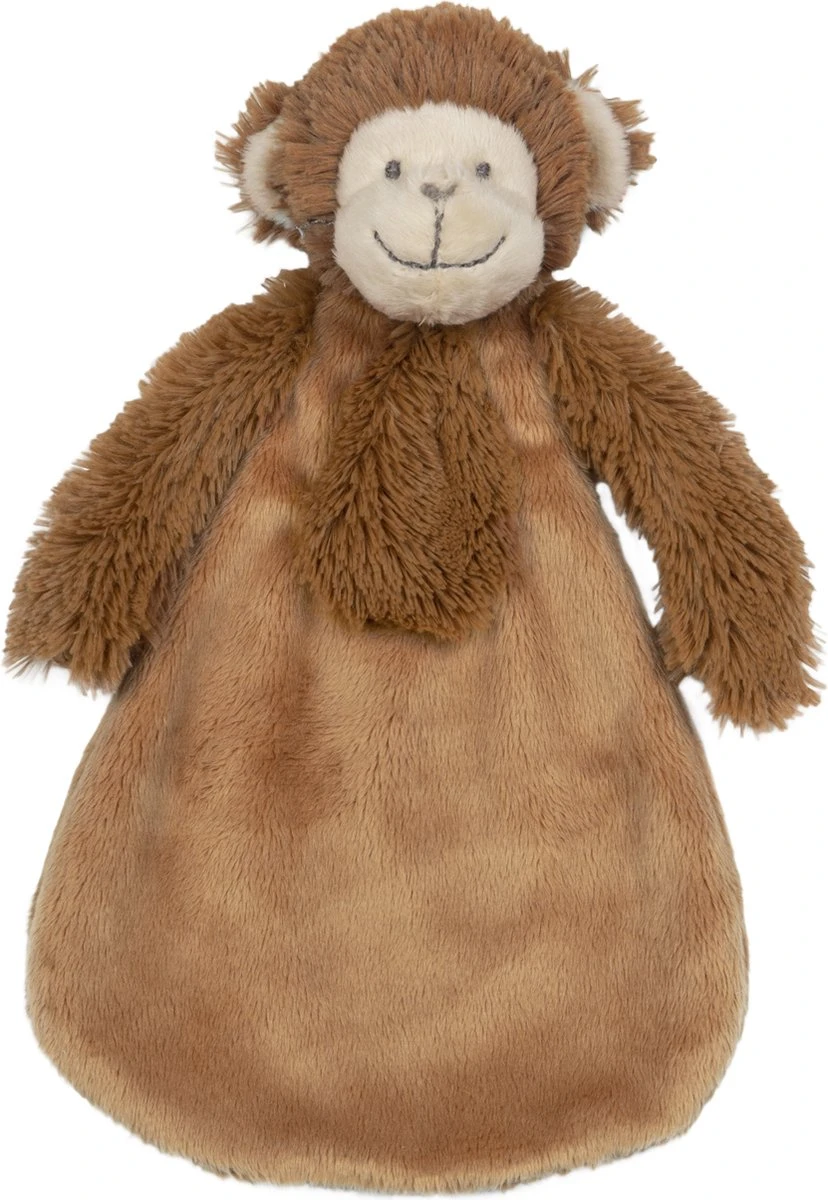 Happy Horse Aap Micha Knuffeldoekje - Bruin - Baby Cadeau 1 Happy Horse Aap Micha Knuffeldoekje - Bruin - Baby Cadeau