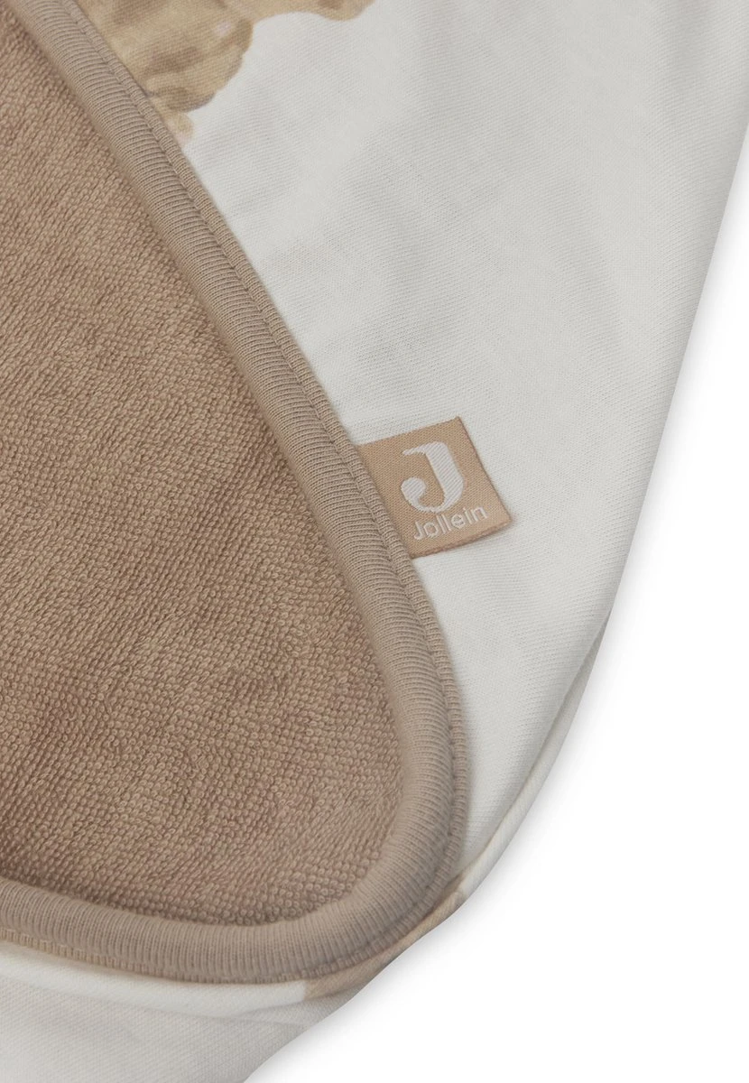 Jollein Badcape 75x75cm Teddy Bear - GOTS 7 Jollein Badcape 75x75cm Teddy Bear - GOTS - Afbeelding 7