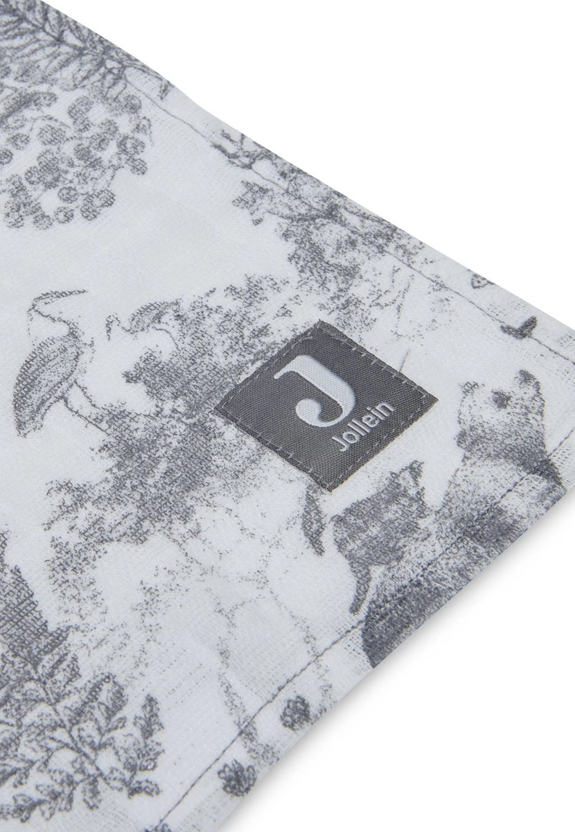 Jollein Hydrofiele Doek 115x115cm Pimpelmees - Forest Animals 4 Jollein Hydrofiele Doek 115x115cm Pimpelmees - Forest Animals - Afbeelding 4