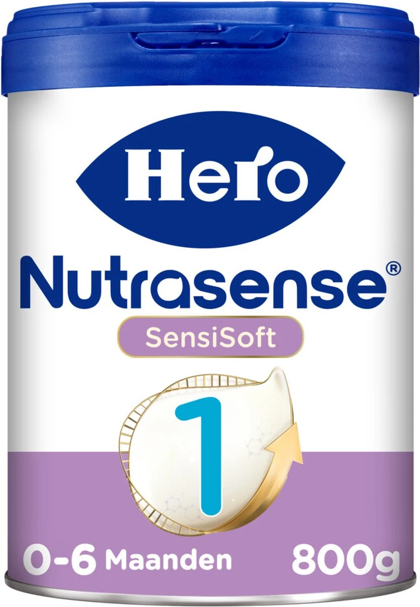 Hero Nutrasense SensiSoft Zuigelingenvoeding 1 - Flesvoeding Van 0 Tot 6 Maanden - 3 X 800 Gram - Met Melkvet - Palmolie Vrij 5 Hero Nutrasense SensiSoft Zuigelingenvoeding 1 - Flesvoeding Van 0 Tot 6 Maanden - 3 X 800 Gram - Met Melkvet - Palmolie Vrij - Afbeelding 5