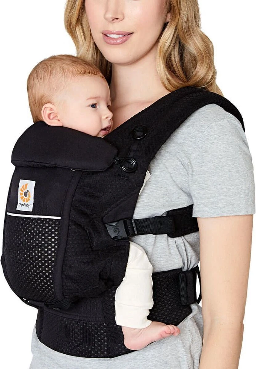 Ergobaby Draagzak Adapt - Soft Flex Mesh - Onyx Black 3 Ergobaby Draagzak Adapt - Soft Flex Mesh - Onyx Black - Afbeelding 3