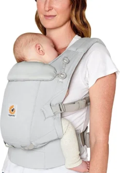 Ergobaby Babydraagzak Adapt SoftTouch™ Cotton - Pearl Grey -Babyproducten Winkel 833x1200 6