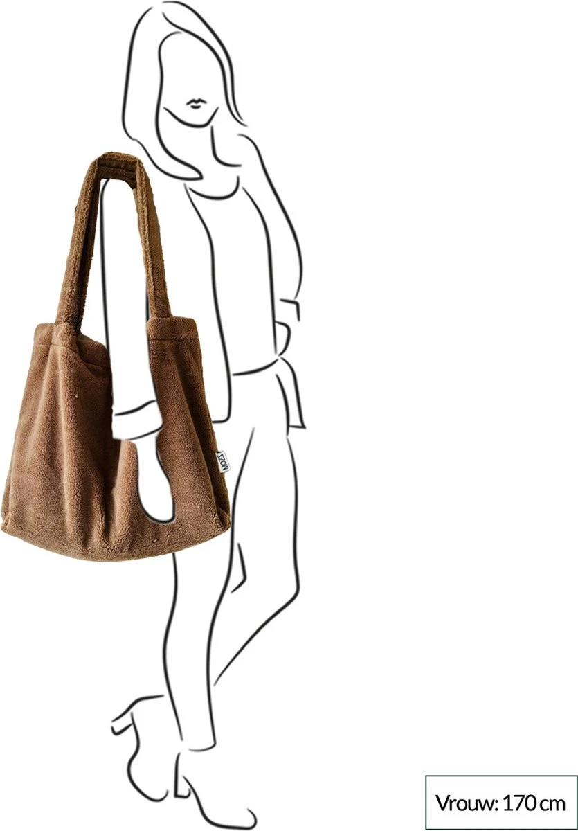 Mozz Mom Bag Teddy Cognac 6 Mozz Mom Bag Teddy Cognac - Afbeelding 6