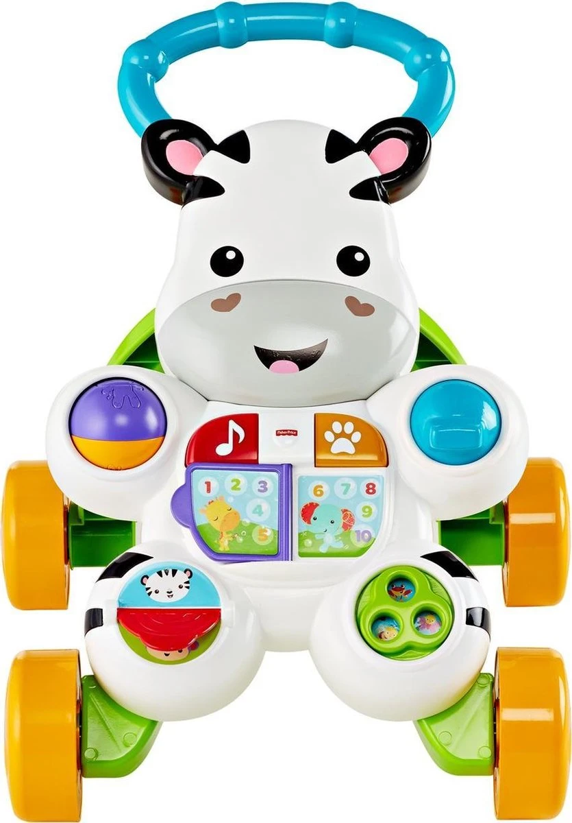 Fisher Price Fisher-Price Loop Met Mij Zebra - Franstalige Editie 2 Fisher Price Fisher-Price Loop Met Mij Zebra - Franstalige Editie - Afbeelding 2