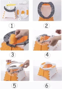 Merkloos Reispotje - Potje Peuter - Draagbaar Potje - Meeneem Potje Peuter - Potje Onderweg - Potje Baby -Babyproducten Winkel 845x1200