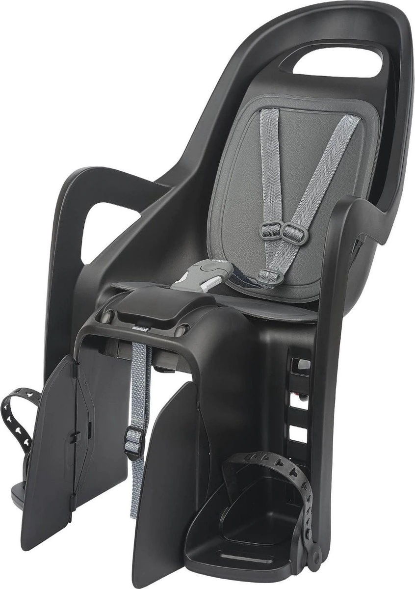 Polisport Groovy CFS Fietsstoeltje Achter - Zwart/Grijs 4 Polisport Groovy CFS Fietsstoeltje Achter - Zwart/Grijs - Afbeelding 4