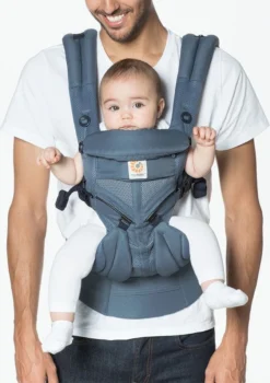 Ergobaby Omni 360 Cool Air Mesh Baby Draagzak - Oxford Blue -Babyproducten Winkel 846x1200 5