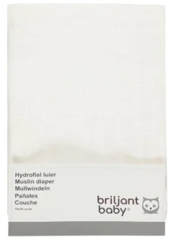 Briljant Baby Hydrofiel Luier - Wit - 70 X 70 Cm - 6 Stuks -Babyproducten Winkel 864x1200 2