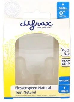 Difrax Flessenspeen Natural - Maat Small - 2 Stuks 6 Difrax Flessenspeen Natural - Maat Small - 2 Stuks -Babyproducten Winkel 865x1200 5