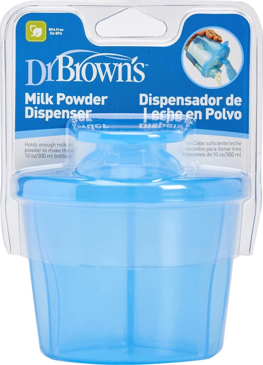 Dr. Brown's Dr.Brown's Melkpoederdispenser - Voor Op Reis - Blauw 7 Dr. Brown's Dr.Brown's Melkpoederdispenser - Voor Op Reis - Blauw - Afbeelding 7