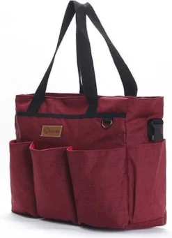 Merkloos Decopatent® Luiertas Schoudertas - Baby Verzorgingstas - Incl Verschoningsmatje & Flessenhouder - Vakken - Jongens/Meisjes - Grijs -Babyproducten Winkel 869x1200 1