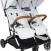 Deryan Luxe Rolo X2 Dubbele Buggy - Duo Buggy - Creme