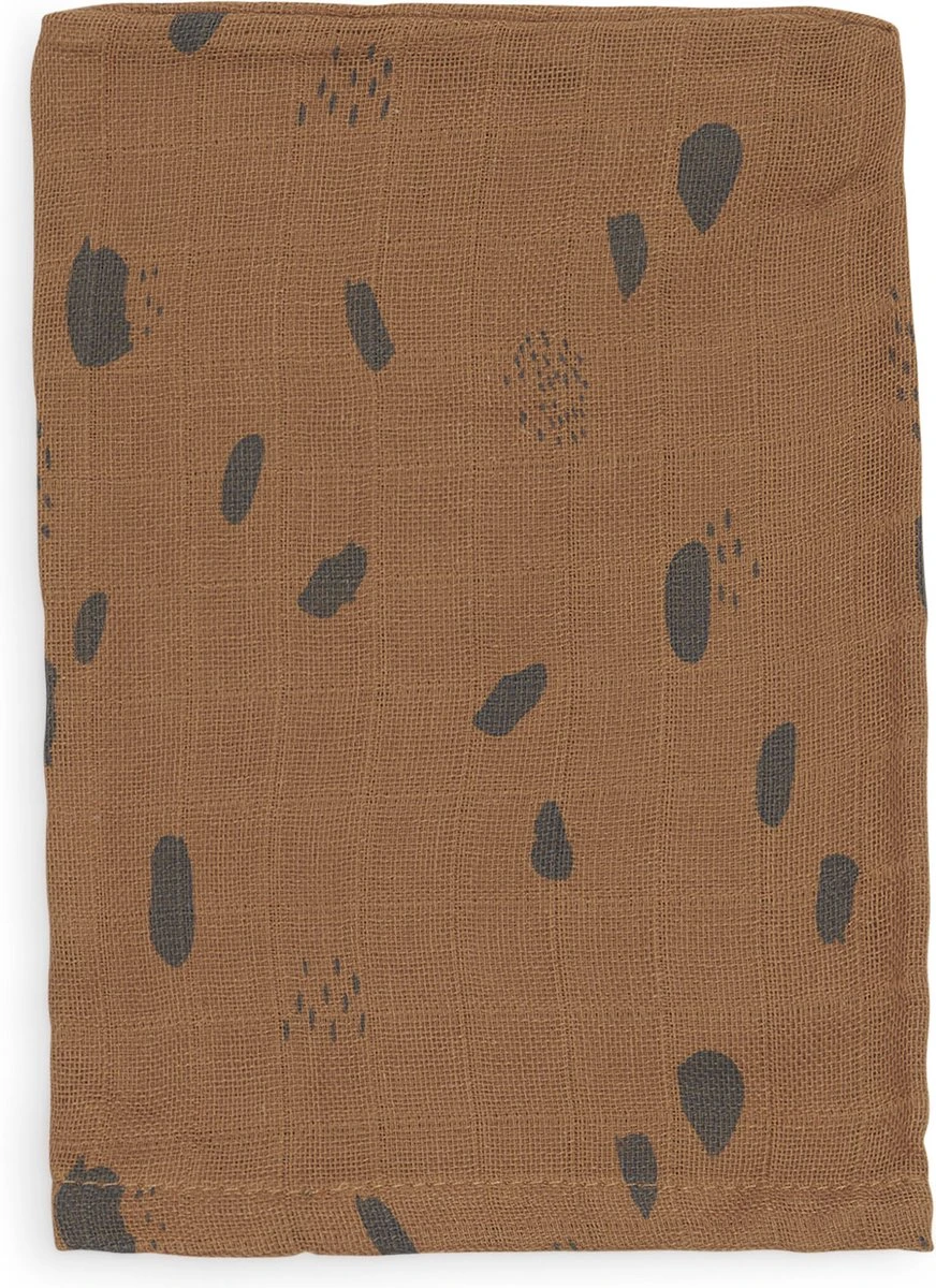 Jollein Baby Hydrofiel Washandje Spot - Caramel - 3 Stuks 4 Jollein Baby Hydrofiel Washandje Spot - Caramel - 3 Stuks - Afbeelding 4