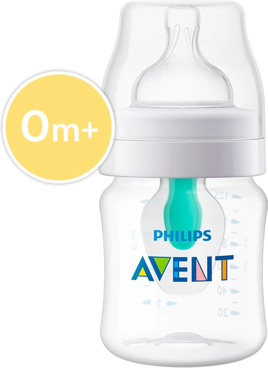 Philips Avent SCF810/14 Anti-Colic Babyfles (125ml) - Met AirFree Ventiel - 1 Stuk 17 Philips Avent SCF810/14 Anti-Colic Babyfles (125ml) - Met AirFree Ventiel - 1 Stuk - Afbeelding 17