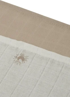 Jollein Hydrofiele Doek Small 70x70cm Stargaze - Biscuit - 3 Stuks -Babyproducten Winkel 877x1200