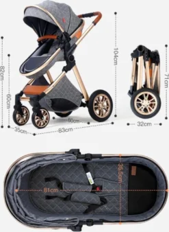 Merkloos Kinderwagen 3-in-1 – Luxe Kinderwagen - Buggy – Wandelwagen - Multifunctioneel – Opklapbaar – Incl. Autostoel – Zwart 9 Merkloos Kinderwagen 3-in-1 – Luxe Kinderwagen - Buggy – Wandelwagen - Multifunctioneel – Opklapbaar – Incl. Autostoel – Zwart -Babyproducten Winkel 877x1200 6