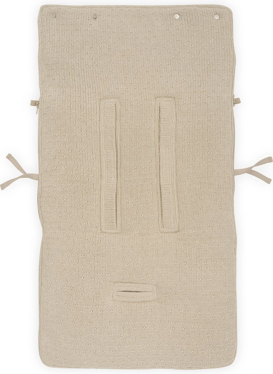 Jollein Voetenzak Voor Autostoel & Kinderwagen - Bliss Knit - Nougat 5 Jollein Voetenzak Voor Autostoel & Kinderwagen - Bliss Knit - Nougat - Afbeelding 5