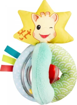 Sophie De Giraf - Rammelaar - Stoffen Balletjes Rammelaar