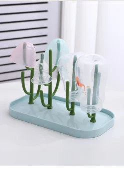 Ever Home Flessen Droogrek - Baby Flessenrek - Afdruiprek Baby - Droogrek - Drying Rack - Blauw