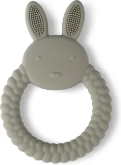 Bijtring Lalieloe Bunny - Bijtspeelgoed - Kraam Cadeau - Koel Bijtring - Sage