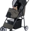 Merkloos Homezie Hondenbuggy | Huisdieren Tot 15 Kg | 4-wieler | Hondenbuggy Inklapbare | Katten Buggy | Buggy | Huisdieren Buggy