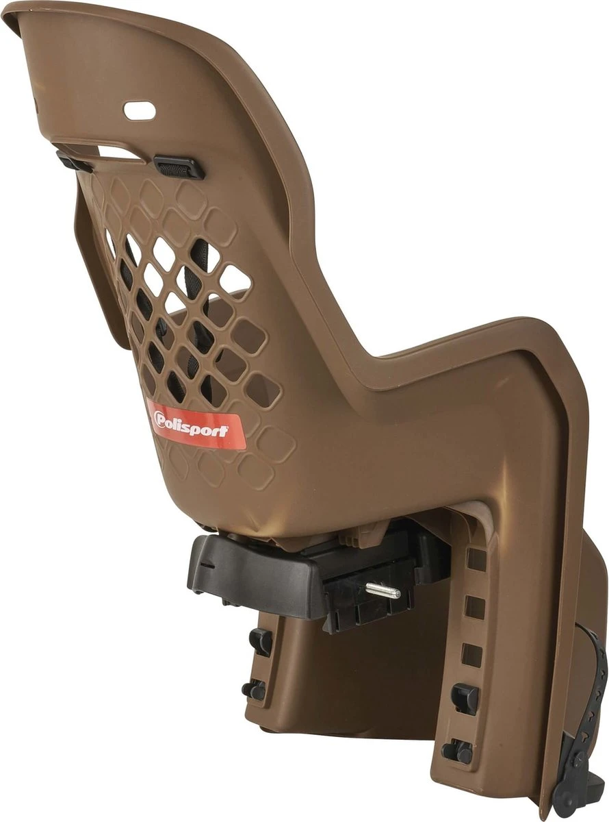 Polisport Joy Maxi CFS Fietsstoeltje Achter - Zwart/Grijs 4 Polisport Joy Maxi CFS Fietsstoeltje Achter - Zwart/Grijs - Afbeelding 4