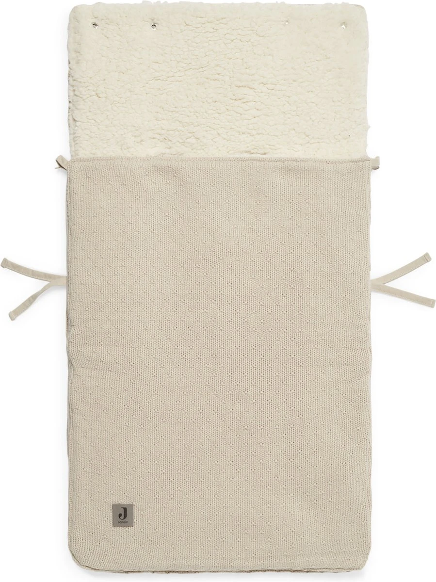 Jollein Voetenzak Voor Autostoel & Kinderwagen - Bliss Knit - Nougat 4 Jollein Voetenzak Voor Autostoel & Kinderwagen - Bliss Knit - Nougat - Afbeelding 4