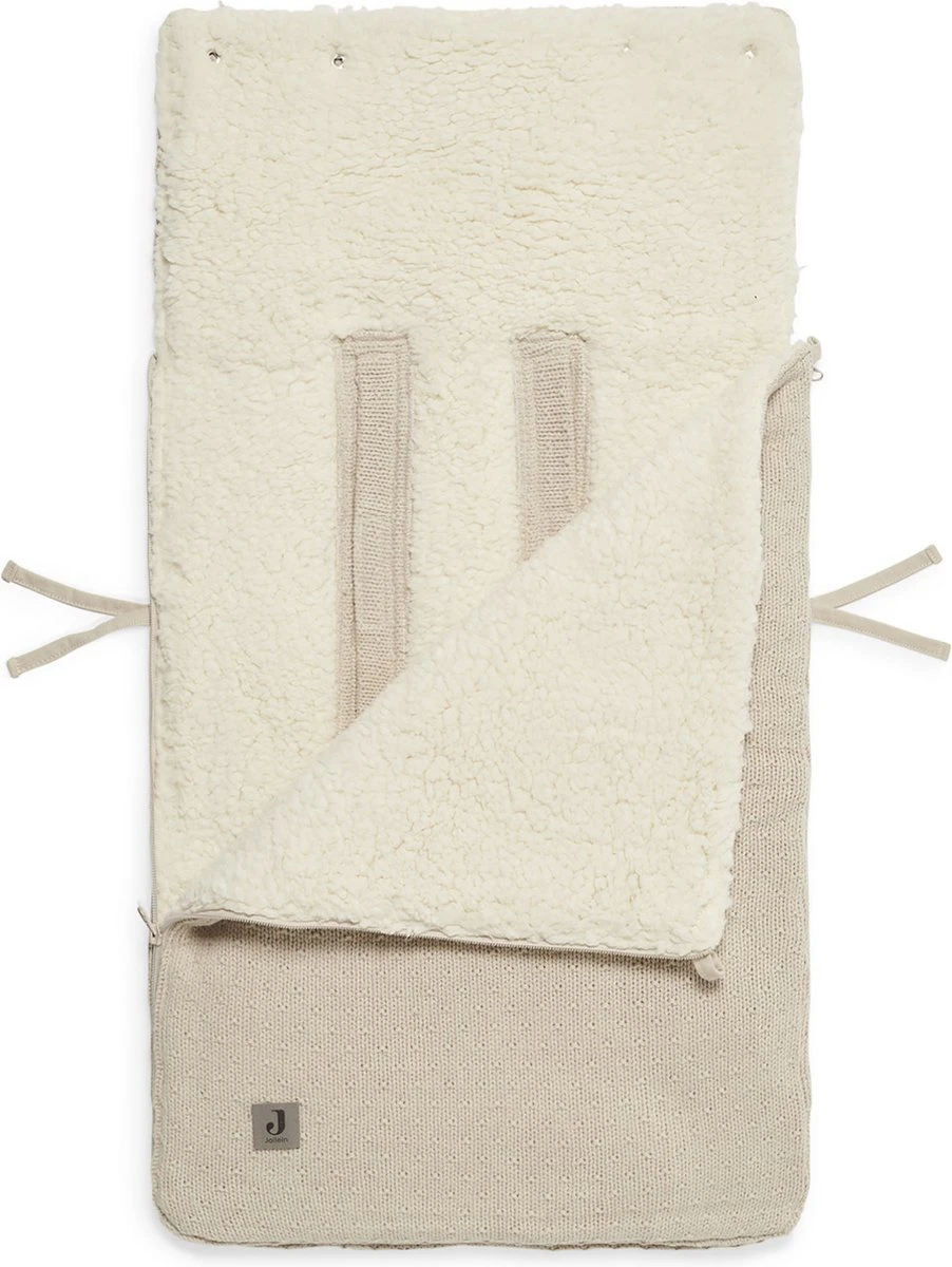 Jollein Voetenzak Voor Autostoel & Kinderwagen - Bliss Knit - Nougat 9 Jollein Voetenzak Voor Autostoel & Kinderwagen - Bliss Knit - Nougat - Afbeelding 9
