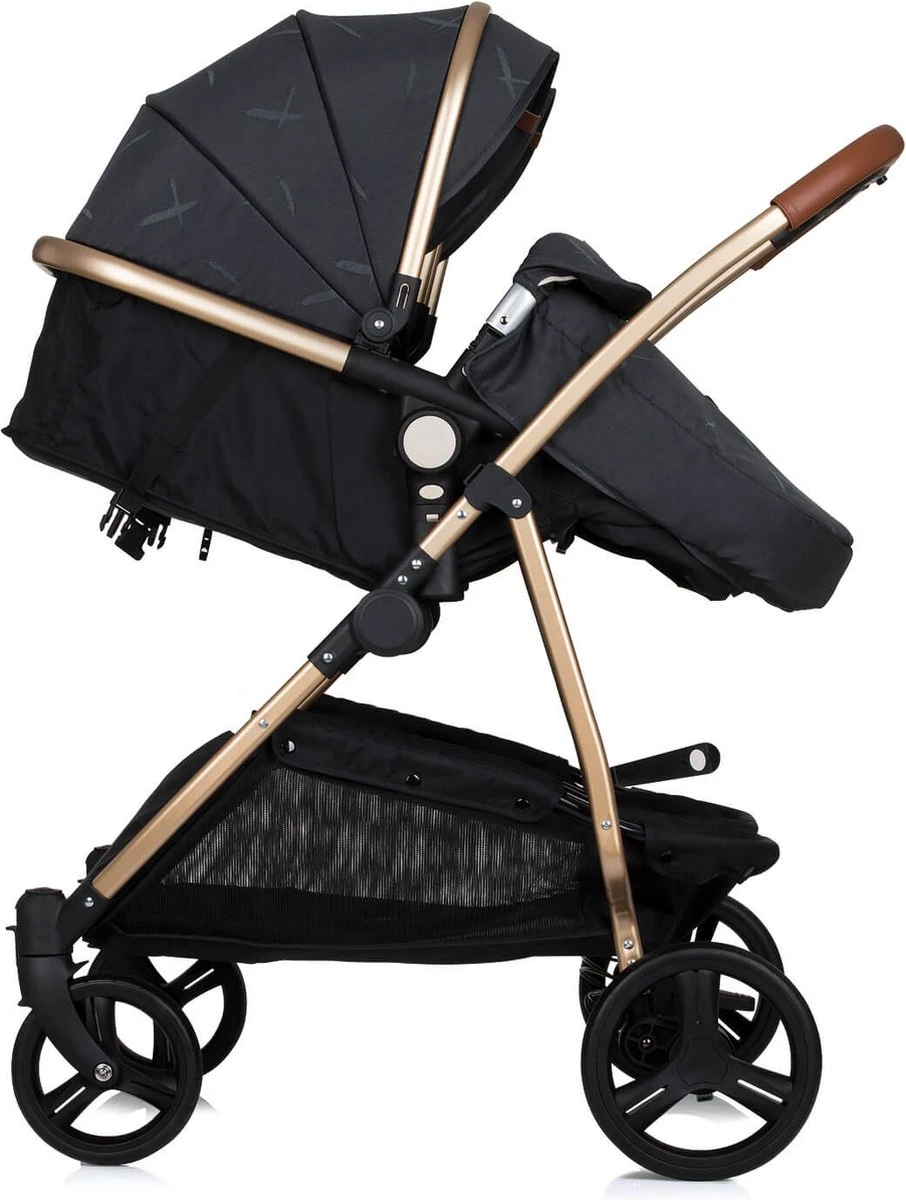 Duo Kinderwagen Chipolino Duo Smart Zwart, Incl. Luiertas 19 Duo Kinderwagen Chipolino Duo Smart Zwart, Incl. Luiertas - Afbeelding 19