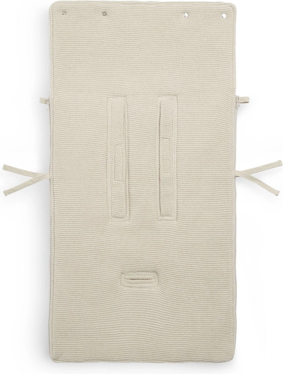 Jollein Voetenzak Voor Autostoel & Kinderwagen - Basic Knit - Nougat 9 Jollein Voetenzak Voor Autostoel & Kinderwagen - Basic Knit - Nougat - Afbeelding 9