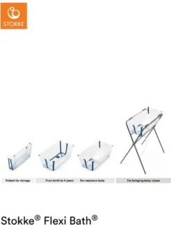 Stokke® Flexi Bath® Transparent Blue -Babyproducten Winkel 909x1200 2