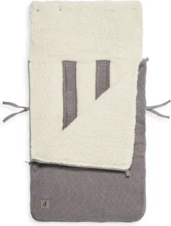 Jollein Voetenzak Voor Autostoel & Kinderwagen - Bliss Knit - Storm Grey -Babyproducten Winkel 910x1200 4
