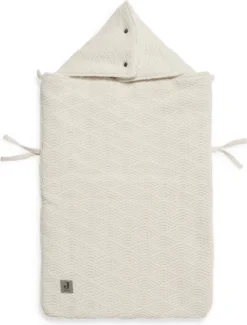 Jollein Voetenzak Voor Autostoel & Kinderwagen - River Knit - Cream White -Babyproducten Winkel 911x1200 2