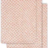 Jollein Baby Hydrofiel Washandje Snake - Pale Pink - 3 Stuks
