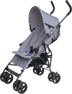 Cabino Buggy Plooibuggy Lichtgewicht Multi Standen Comfortabele Rugleuning & Tot 22 Kg Stone Grey
