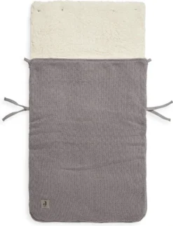 Jollein Voetenzak Voor Autostoel & Kinderwagen - Bliss Knit - Storm Grey -Babyproducten Winkel 921x1200 6