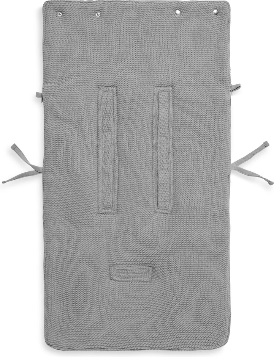 Jollein Voetenzak Voor Autostoel & Kinderwagen - Basic Knit - Stone Grey 9 Jollein Voetenzak Voor Autostoel & Kinderwagen - Basic Knit - Stone Grey - Afbeelding 9