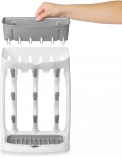 OXO Tot Flessendroogrek Baby - Compact Flessenrek - Flessenrek Baby - Afdruiprek Babyfles - Droogrek Flessen Baby -Grey 10 OXO Tot Flessendroogrek Baby - Compact Flessenrek - Flessenrek Baby - Afdruiprek Babyfles - Droogrek Flessen Baby -Grey -Babyproducten Winkel 931x1200 7