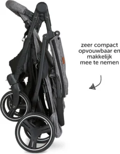 ABC Design Duo Kinderwagen Twin Circle Line - Inclusief Regenhoes - Woven Graphite -Babyproducten Winkel 933x1200 10